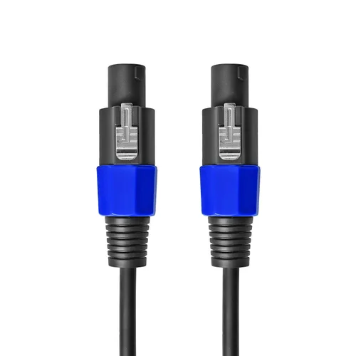 Miniatura 3 de 2 Unids 50 pies Speakon profesional a Speakon Cables Cable Altavoz Amplificador de Audio Cable 0.276 in con bloqueo giratorio