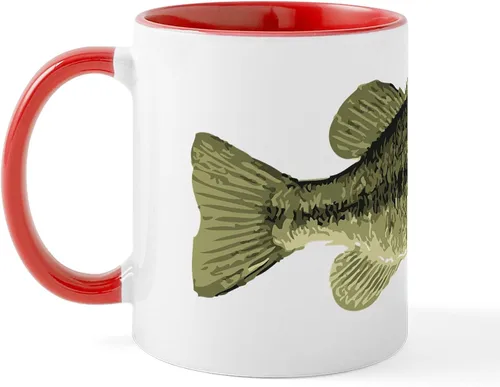 Miniatura 25 de CafePress Bigmouth Flathead - Taza de café de cerámica (11.0 fl oz)
