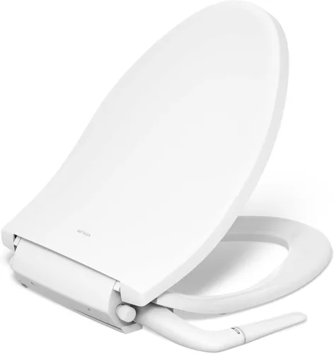 Miniatura 12 de Kohler PureWash M250 Asiento de Inodoro Bidé Alargado Manual, Blanco, Tapa de Cierre Silencioso Previene Portazos, Agua Fría, Instalación Fácil