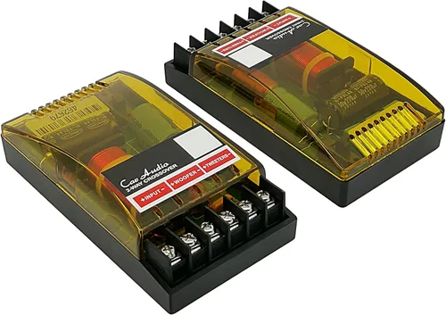 HiQltyla Altavoz cruzado de 2 vías para audio de automóvil, WEAH 2002, 220 vatios 2/4/6 ohmios crossover pasivo para tweeter de audio de automóvil,