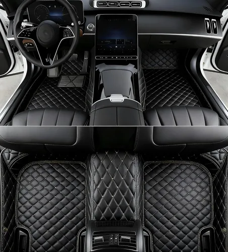 Miniatura 11 de Tapetes de cuero para automóvil con protección para todo tipo de clima personalizados para autos sedán, SUV y deportivos, tapete impermeable