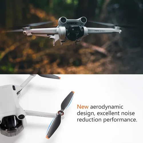Miniatura 2 de 16 hélices Mini 3 Pro + soporte de hélice Mini 3 Pro para DJI Mini 3 Pro, accesorios de repuesto de cuchillas de bajo ruido y estabilizador, fijador