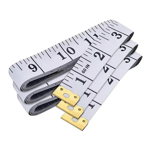 Paquete de 3 cintas métricas corporales de doble escala suave de 60 pulgadas (150 cm), regla flexible de tela de costura y tela de artesanía para