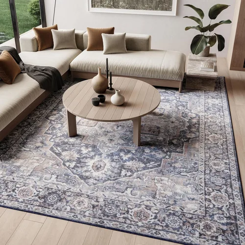 Miniatura 3 de Nourison Home New Concept - Alfombra lavable de 6 x 9 pies, fácil de limpiar, no se desprende, para dormitorio, sala de estar, comedor y cocina