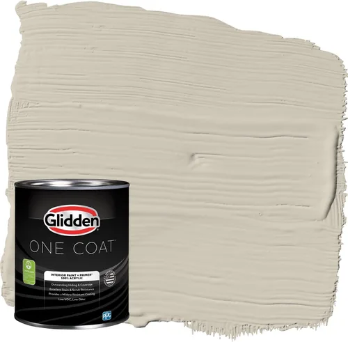 Miniatura 77 de Glidden Pintura Interior + Imprimación: Gris/Plata Antigua, Una Capa, Satinado, 1 Galón