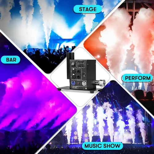 Miniatura 8 de Máquina de chorro de CO2 digital DMX CO2 Máquina de niebla Máquina de efecto de etapa de control DMX para espectáculo de eventos de DJ de escenario