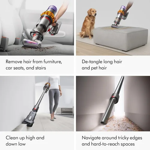 Miniatura 15 de Aspiradora inalámbrica Dyson V15 Detect Complete + Dok, amarillo