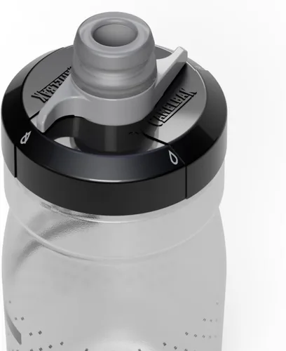 Miniatura 3 de CamelBak Podium botella de agua para bicicleta con compresión, negra, 15 onzas