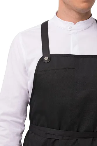 Miniatura 5 de Chef Works Delantal largo con babero para hombre