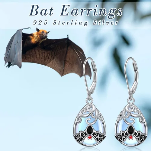 Miniatura 65 de Aretes colgantes de filigrana de plata de ley 925, margarita, loto, flor de rosa, piedra lunar, lágrima para mujer, nudo celta infinito, margarita