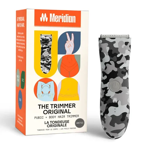 Miniatura 11 de MERIDIAN The Trimmer Original - Recortadora de vello corporal para hombres, afeitadora eléctrica para cabello púbico, pecho, piernas y bikini, 1