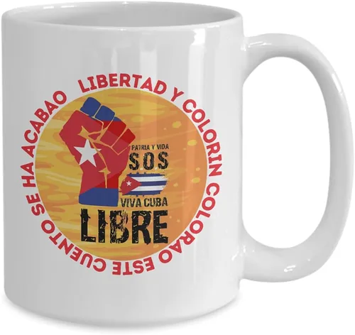 Miniatura 2 de Soy Cubano - cafecito y aroma de Cuba taza de café - Patria y Libertad