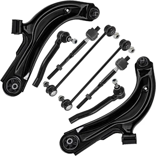 Miniatura 88 de Detroit Axle - Kit de brazos de control de extremo delantero de 8 piezas para Dodge Dakota 00-04, Durango 00-03, 4 brazos de control superior e