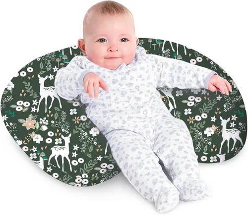 Miniatura 17 de Little Grape Land - Almohada de lactancia mejorada, lactancia materna y biberón durante 0 a 16 meses, funda suave lavable a máquina con relleno