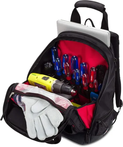 Miniatura 8 de SwissGear Mochila de bolsa de herramientas, se adapta hasta, Negro, Mediana