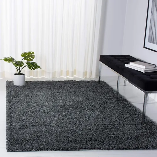 Miniatura 8 de SAFAVIEH Venus Shag Collection - Alfombra decorativa, 2 pies 2 pulgadas x 4 pies, color azul, diseño sólido, no desprende pelusa y de fácil cuidado