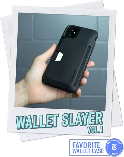 Miniatura 2 de Smartish - Funda tipo cartera para iPhone 11, diseño de cartera volumen 1 [delgada + protectora] con tarjetero - probada para caídas con ranura