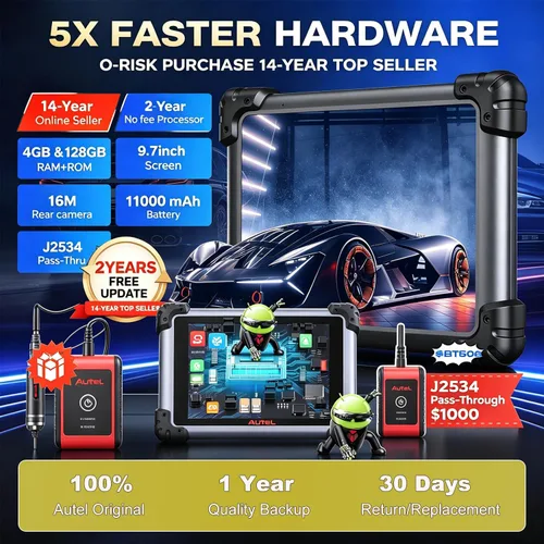 Miniatura 9 de Autel MaxiSys Elite II Pro Scanner J2534 Herramienta de Reprogramación como Ultra MS908S PRO II Actualización de MS908S Pro II MK908P 2 Años