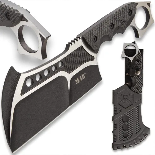 United Cutlery Cuchilla de conflicto M48 con funda Vortec | Hoja de acero inoxidable fundido 2Cr13 | Mango de nailon moldeado por inyección | Pommel