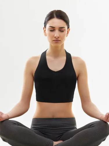 Miniatura 2 de Geyoga 6 piezas de camisetas halter para mujer, cuello en V, sin espalda, sin mangas, chaleco sin mangas para niñas