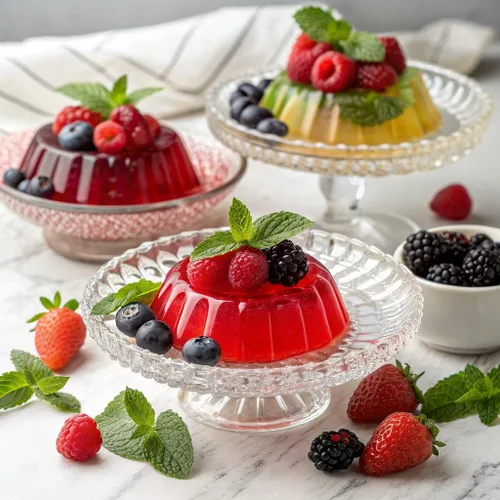 Miniatura 3 de Royal Gelatina sin azúcar, paquete variado de 12-3 cajas cada una, fresa, lima, naranja y cereza, para hacer postres de gelatina bajos