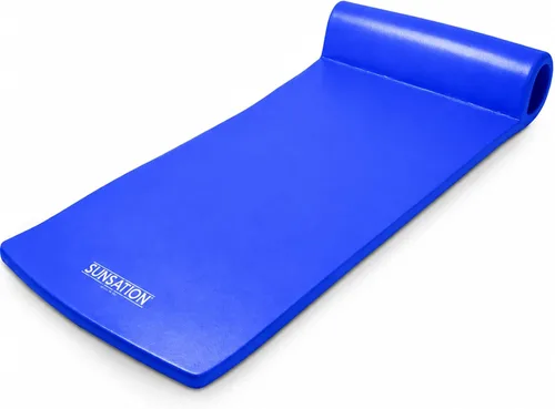 Miniatura 10 de TRC Recreation Sunsation 1.75" Thick Foam Pool Float Lounger w/ Headrest for Lounging & Sunbathing in Swimming Pools, Beaches & Lakes, 70" x 26 Azul