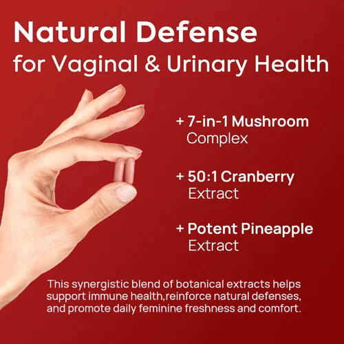 Miniatura 4 de Probióticos vaginales para mujeres, equilibrio de pH, olor vaginal saludable, flora vaginal, apoyo inmunológico, equilibrio de levadura, humedad