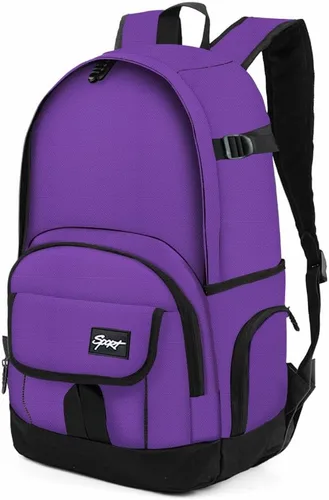 Miniatura 38 de Mochila escolar estilo Rickyh, mochila de viaje para hombres y mujeres, mochila ligera con compartimento para portátil, Tamaño único