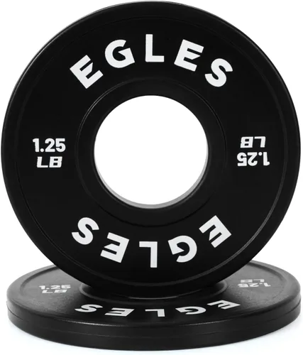 Miniatura 12 de Egles Juego de Placas de Cambio 1.25LB, 2.5LB, 5LB - Placas de Peso Recubiertas de Goma en Pares, Placas Bumper Olímpicas, Codificadas por