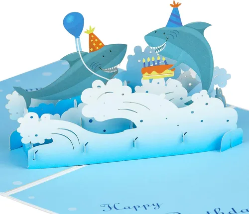 Miniatura 7 de WRAPAHOLIC Tarjeta de cumpleaños emergente en 3D, unicornio arcoíris, 5.9 x 7.9 pulgadas