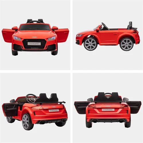 Miniatura 8 de Aosom 6V Audi TT RS Automóvil deportivo eléctrico para niños Ride On Toy One Seat con control remoto., Rojo