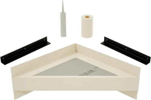 Miniatura 13 de Kit de banco de ducha flotante con tablero de espuma impermeable naranja y soporte colgante libre industrial original (14 x 46 pulgadas) - Ideal