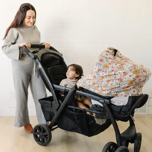 Miniatura 2 de Konssy Fundas para Asientos de Coche para Bebé - Toldo Multiusos para Asientos de Coche para Bebés, Funda Elástica para Asiento de Coche