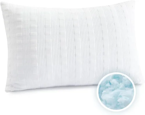 Miniatura 9 de Meoflaw Almohadas Refrescantes para Dormir Tamaño Estándar, Almohada de Cama de Espuma Viscoelástica Triturada con Funda de Almohada