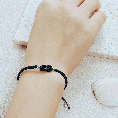 Miniatura 51 de Pulseras hechas a mano, pulseras para mujeres y hombres, pulsera ajustable con inicial, regalos de joyería para mamá, esposa, novia, ella, amigos