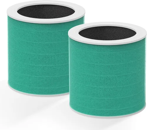 Miniatura 6 de Paquete de 2 filtros de repuesto para mascotas A2001 compatibles con purificador de aire A2001, filtro de carbón activado de filtración eficiente 3