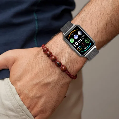 Miniatura 4 de Senter Correas de repuesto de nailon suave de liberación rápida para Huawei Watch Fit 2 Smart Watch