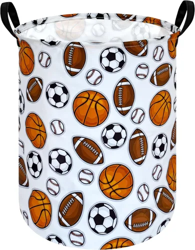 Miniatura 12 de Cesta de almacenamiento para ropa sucia para niños, cesta organizadora de lavandería, caja de ropa, cesta de regalo con asas (unicornio)
