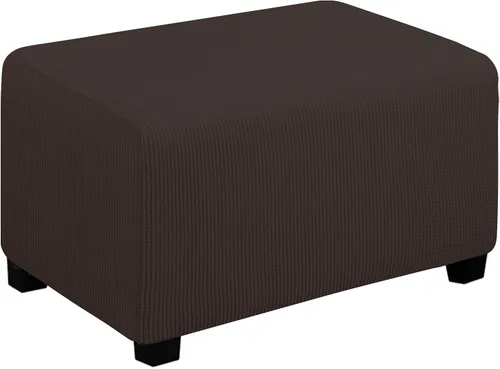 Miniatura 38 de Easy-Going Funda Elástica para Otomana Taburete de Almacenamiento Plegable Protector de Muebles Funda Rectangular Suave con Parte Inferior Elástica