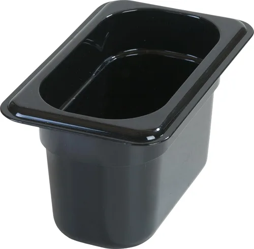 Miniatura 9 de Carlisle FoodService Products StorPlus - Recipiente de almacenamiento de alimentos de tamaño 1/9 para servir y almacenar alimentos fríos o Negro