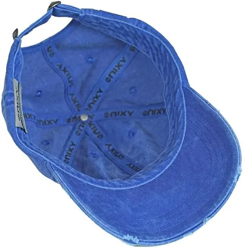Miniatura 7 de NIXY Gorra desgastada lavada, estilo vintage, ajustable, para papá, para hombre y mujer, de algodón, unisex, para hombre y mujer