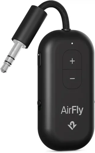 Miniatura 23 de Twelve South AirFly Pro - Transmisor/receptor de audio inalámbrico Bluetooth para hasta 2 AirPods/auriculares inalámbricos; uso con cualquier Negro