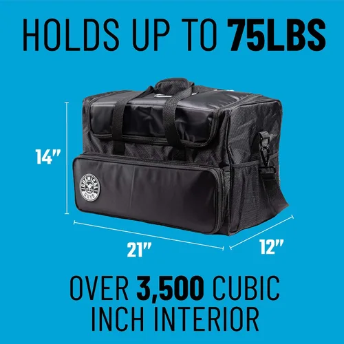 Miniatura 3 de Chemical Guys ACC614 Bolsa de Detalles Arsenal y Organizador de Maletero, Grande (Bolsa de Gama) 21" x 12" x 14" - Negro