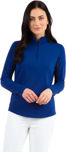 Miniatura 6 de IBKUL Camisa de manga larga con cremallera de 14 para mujer