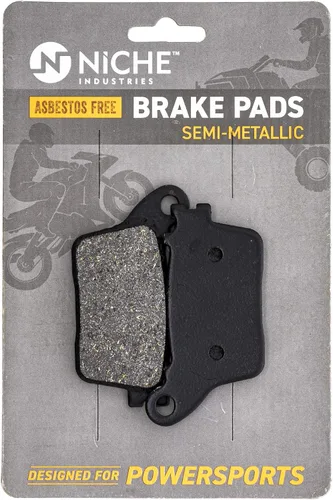 Miniatura 3 de NICHE Juego Pastillas de Freno para Honda CBR600RR CBR1000RR CBR600R 06455-MEL-D23 06455-MFJ-D02 Delanteras Traseras Semimetálicas