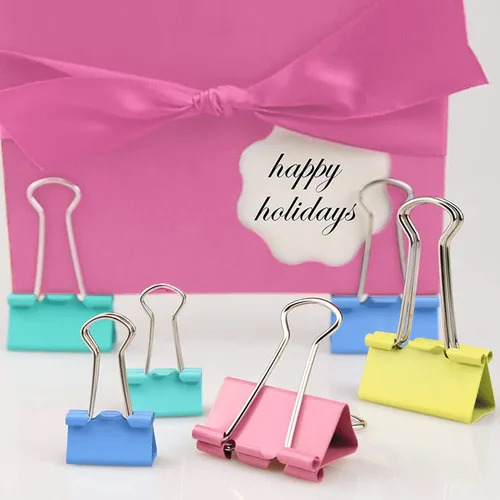 Miniatura 7 de Clips para carpeta, 100 clips grandes para carpetas de varios tamaños, clips de carpeta medianos y pequeños para papeleo, Bulldog, clips de oficina