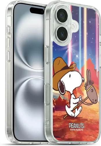 Miniatura 91 de Head Case Designs Funda de gel con licencia oficial de Peanuts Nebula Cactus Needles Snoopy Space Cowboy [protección de grado militar] compatible