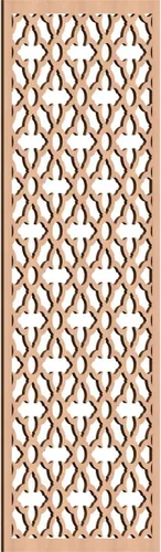 Miniatura 39 de Madison Paneles de pared decorativos de madera con calado, 9 3/8 pulgadas de ancho x 24 3/8 pulgadas de alto x 3/8 de alto, roble rojo rojo (Red Oak)