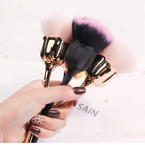 Miniatura 6 de 1 cepillo de polvo para uñas acrílicas, cepillo limpiador de uñas acrílicas, cepillos de uñas para limpiar polvo, polvo de inmersión grande, cepillo