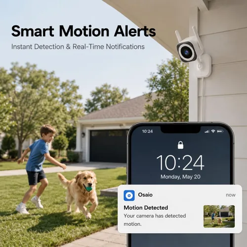 Miniatura 6 de Cámara 2K para Seguridad del Hogar, Cámaras de Seguridad 5G para Exteriores/Interiores, Cámara de Monitoreo para Bebés